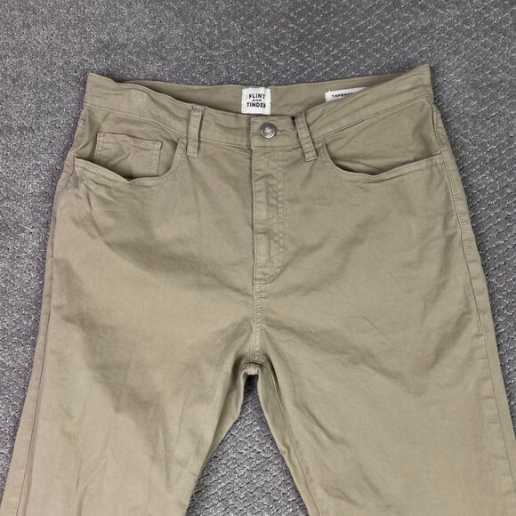 Flint and Tinder 365 Pants Men's 32 x 32 Khaki Tan  Tapered Fit Chino Casual - Picture 2 of 14
